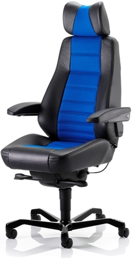 KAB Controller half leather 24 hour control room chair