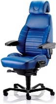 KAB ACS Executive leather 24 hour control room chair
