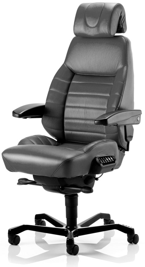KAB ACS Executive leather 24 hour control room chair