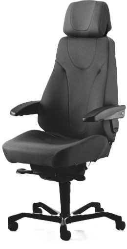 KAB Director fabric 24 hour control room chair