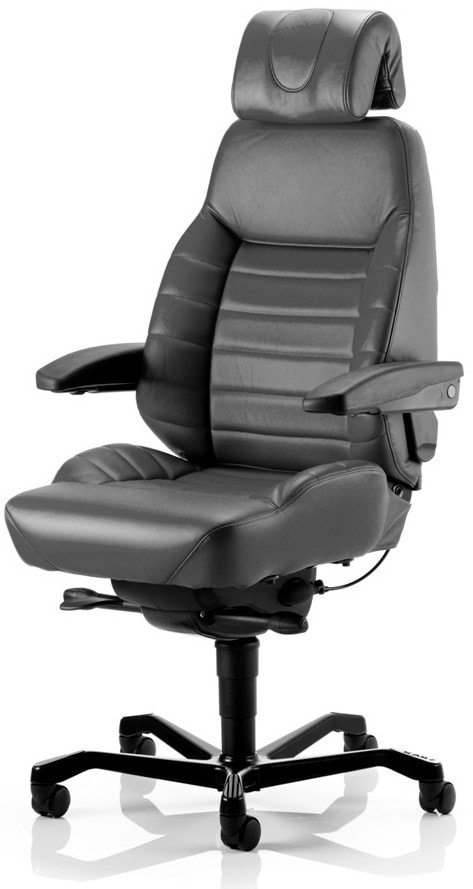 KAB Executive leather 24 hour control room chair