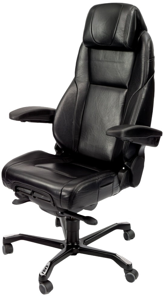 KAB K4 Premium Controller half leather 24 hour control room chair